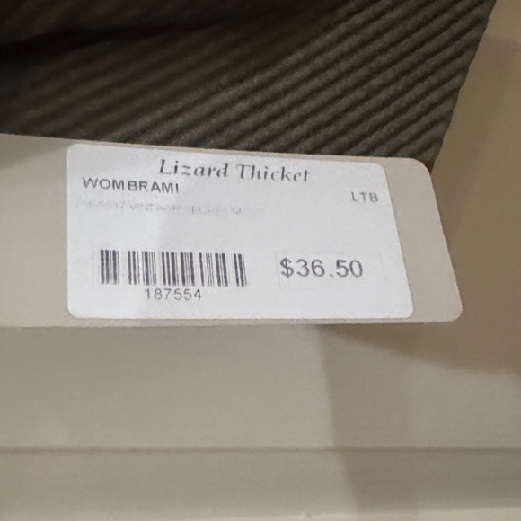 Khaki Ribbed Crop Top - Picture 3 of 3